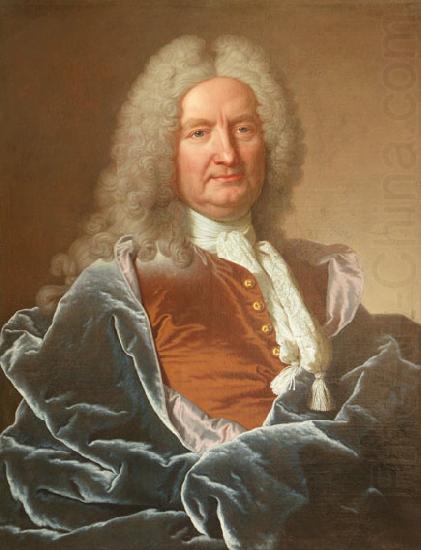 Hyacinthe Rigaud Portrait de Jean-Francois de La Porte (1675-1745), seigneur de Meslay, fermier general china oil painting image